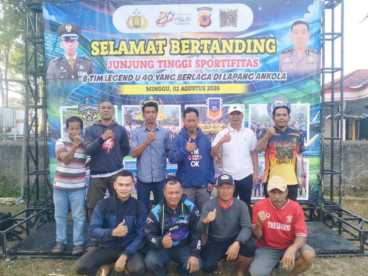 Panitia Penyelenggara Trofeo U-40 Hut Bhayangkara Ke-80